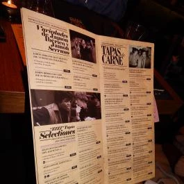 Zizi Bubbles & Tapas, Budapest - Étlap/itallap