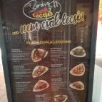 Bodrogi Duplalecsó Biatorbágy - Étlap/itallap