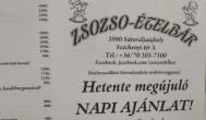 Zsozso Ételbár Sátoraljaújhely - Egyéb