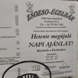 Zsozso Ételbár, Sátoraljaújhely - Egyéb