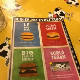 Komló és Tehén Budaörs - Étlap/itallap