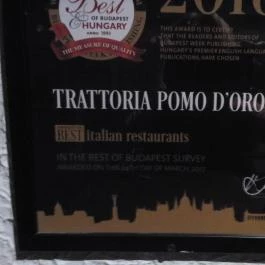 Trattoria Pomo D'Oro, Budapest - Külső kép