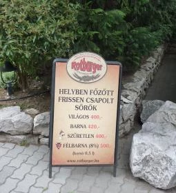 Rotburger Látványsörfőzde, Söröző & Sörkert