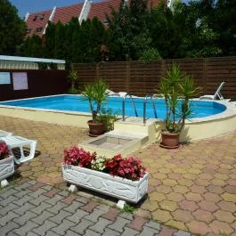 Silatti Panzió Keszthely - Medence/kert