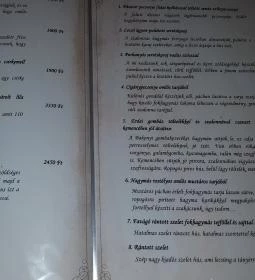 Bagolyvár Fogadó étterme