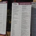 Borcsa Étterem Balatonfüred - Étlap/itallap