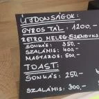 Eszem-Megálló Veszprém - Étlap/itallap