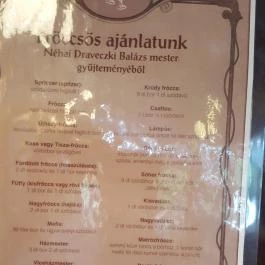 Fék Kávéház Étterem , Balatonakali - Étlap/itallap