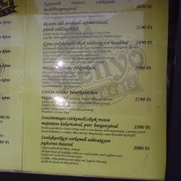  Fenyő Vendéglő, Szilvásvárad - Étlap/itallap