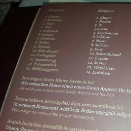 Fortuna Étterem, Dombóvár - Étlap/itallap