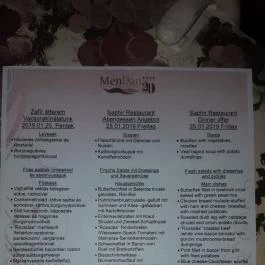 MenDan Étterem Zalakaros - Étlap/itallap