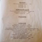 Piroska Étterem Nagydorog - Étlap/itallap