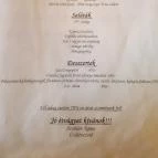Piroska Étterem Nagydorog - Étlap/itallap