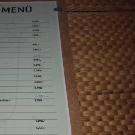 Szomszéd Kertje Csopak - Étlap/itallap