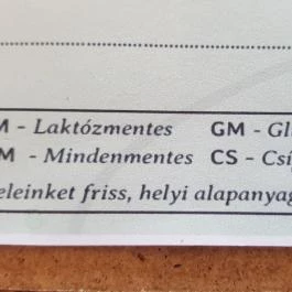 Szomszéd Kertje Csopak - Étlap/itallap