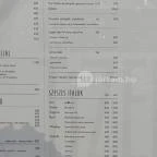 Tizen1 Kávézó Veszprém - Étlap/itallap