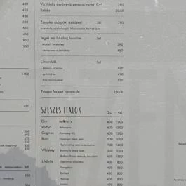 Tizen1 Kávézó Veszprém - Étlap/itallap