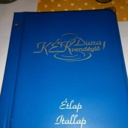 Kék Duna Vendéglő Kalocsa - Étlap/itallap