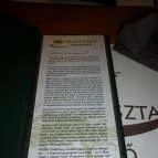 Urak Asztala Vendéglő Tahitótfalu - Étlap/itallap