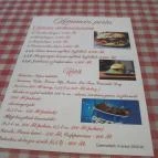 Kemencés Büfé Hollókő - Étlap/itallap