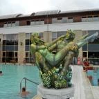 Komfort Hotel Platán Harkány - Medence/kert