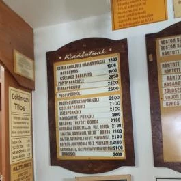 Mizsei Vendéglő Dömsöd - Étlap/itallap