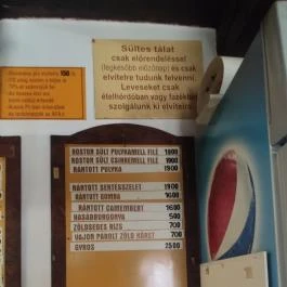 Mizsei Vendéglő Dömsöd - Étlap/itallap