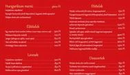 Hungarikum Bisztró Budapest - Étlap/itallap