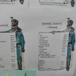 Kék Huszár Étterem, Kőszeg - Étlap/itallap