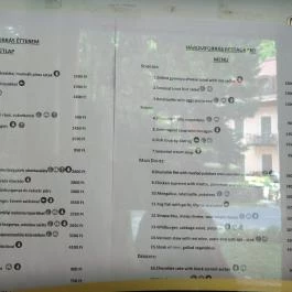 Háromforrás Étterem Kőkapu , Nagyhuta - Étlap/itallap
