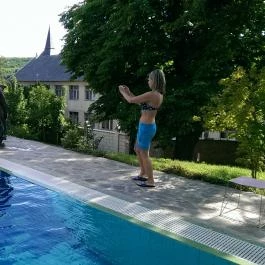 Hotel Vécsecity Hernádvécse - Medence/kert