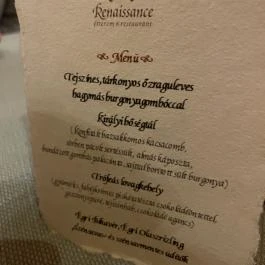 Reneszánsz Étterem Visegrád - Egyéb
