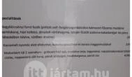 Malomkert Hotel étterme Nagybörzsöny - Étlap/itallap