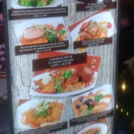 Apostolok Étterem és Jégbüfé Budapest - Étlap/itallap