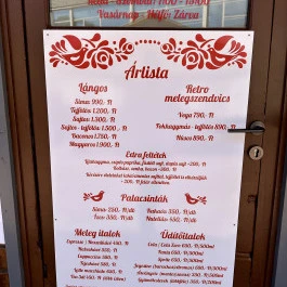 Tradicionális Lángos és reggeliző Gödöllő - Étlap/itallap