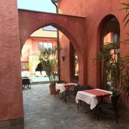 Mesés Shiraz Hotel Egerszalók - Medence/kert