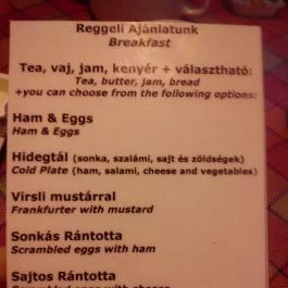 Hungária Panzió, Miskolctapolca - Vendéglátás