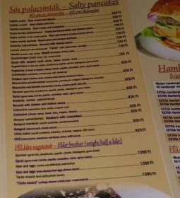 40-es Palacsintázó és Ételbár 