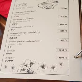 Almavirág Étterem Derecske - Étlap/itallap