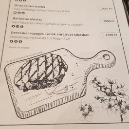 Almavirág Étterem Derecske - Étlap/itallap