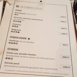 Almavirág Étterem Derecske - Étlap/itallap