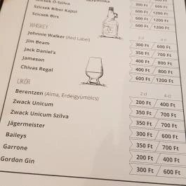 Almavirág Étterem Derecske - Étlap/itallap