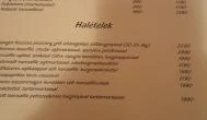 Aranypatkó Étterem Debrecen - Étlap/itallap