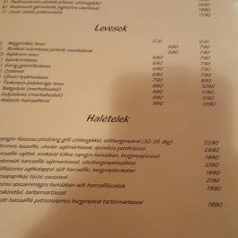 Aranypatkó Étterem Debrecen - Étlap/itallap