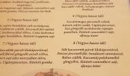 Aranypatkó Étterem Debrecen - Étlap/itallap