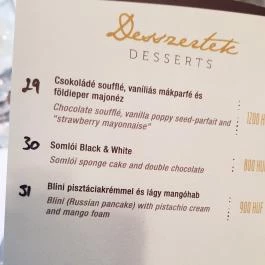 Átrium Étterem - Hotel Lycium Debrecen - Étlap/itallap