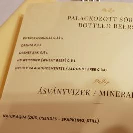 Barabás Étterem Debrecen - Étlap/itallap