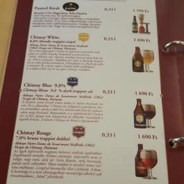 Belga Étterem & Söröző Debrecen - Étlap/itallap