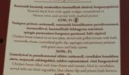 Belga Étterem & Söröző Debrecen - Étlap/itallap