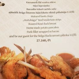 Belga Étterem & Söröző Debrecen - Étlap/itallap
